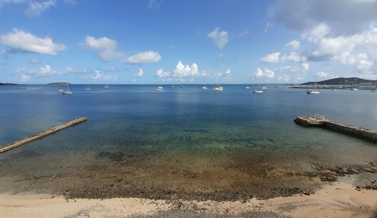 Superbe Studio Dolce Vita Vue Mer Plage Piscine Marigot  Exterior foto